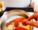 梅シャケご飯作り方1写真