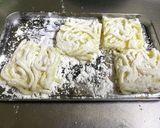 【ヤンニョム納豆で】うどんバーガー作り方5写真