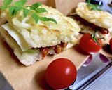 【ヤンニョム納豆で】うどんバーガー作り方13写真