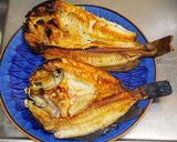 一夜干しのアラ出汁の炊き込みご飯作り方1写真