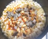 一夜干しのアラ出汁の炊き込みご飯作り方7写真