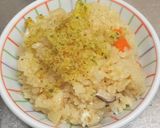 一夜干しのアラ出汁の炊き込みご飯作り方10写真
