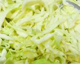 米粉＆豆乳のお好み焼き●豚玉作り方1写真