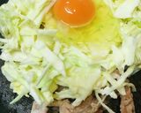 米粉＆豆乳のお好み焼き●豚玉作り方2写真