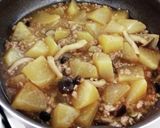 大根としめじのそぼろ煮作り方6写真