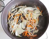 野菜中華あんかけ焼ビーフンのレシピ作り方3写真