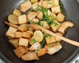 じゃがいも入り【鶏肉と厚揚げの甘酢炒め】作り方9写真