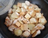 じゃがいも入り【鶏肉と厚揚げの甘酢炒め】作り方8写真