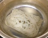 簡単☆釜玉バターうどん作り方2写真
