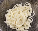 簡単☆釜玉バターうどん作り方3写真