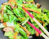 豚肉と青梗菜のオイスターソース炒め作り方4写真