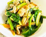豚肉と青梗菜のオイスターソース炒め作り方7写真