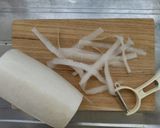 大根の皮はひらひらスープで作り方1写真