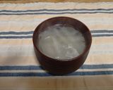 大根の皮はひらひらスープで作り方4写真