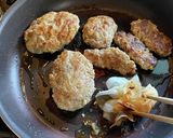 卵なしで♪豆腐入りヘルシーなハンバーグ作り方9写真