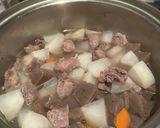 圧力鍋なしで牛すじ煮込み作り方6写真
