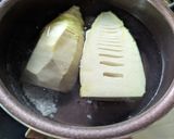 筍とブロッコリーのガリバター醤油炒め作り方1写真