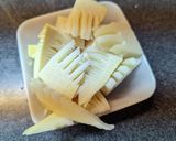 筍とブロッコリーのガリバター醤油炒め作り方2写真