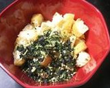 揚げと青菜（混ぜるだけ）の卵焼き作り方2写真