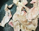 米粉＆豆乳のお好み焼●豚玉クリームチーズ作り方2写真