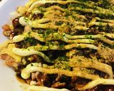 米粉＆豆乳のお好み焼●豚玉クリームチーズ作り方4写真