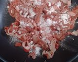 新玉ねぎと肉ニラ炒め作り方3写真