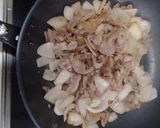 新玉ねぎと肉ニラ炒め作り方7写真