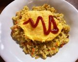 カレーのオムライス作り方9写真