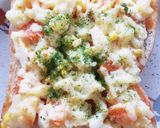 ピザ風ポテサラトースト作り方5写真