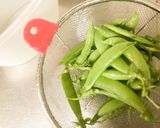 スナップエンドウのマヨ和え作り方1写真