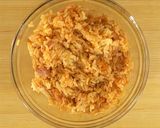 レンジで簡単！ケチャップライス作り方5写真