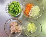 【離乳食中期】鶏むね肉と野菜のクリーム煮作り方1写真