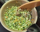 【離乳食中期】鶏むね肉と野菜のクリーム煮作り方5写真