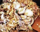 新玉ねぎと甘辛味噌豚のぶっかけ饂飩作り方2写真