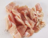 材料2つ☆鶏胸肉と筍のオイスター炒め。作り方2写真
