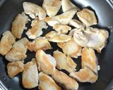 材料2つ☆鶏胸肉と筍のオイスター炒め。作り方5写真