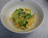 お弁当に!レンジで簡単ブロッコリー&卵作り方5写真