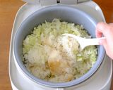 <くらし薬膳>玉ねぎキャベツごはん作り方4写真