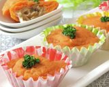お肉も野菜も摂れる!お食事蒸しパン作り方9写真