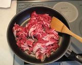 牛肉のニンニク葱炒め作り方2写真