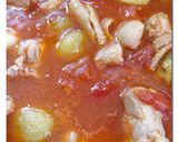 鶏肉と♪皮付きジャガイモ♪の トマト煮作り方9写真