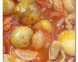 鶏肉と♪皮付きジャガイモ♪の トマト煮作り方10写真