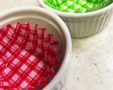 お弁当に　チョコナッツ　　ライスペーパー作り方1写真