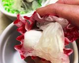 お弁当に　チョコナッツ　　ライスペーパー作り方9写真