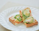 黒酢ピザトースト作り方7写真