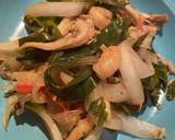 新玉ねぎとわかめのごま油炒め作り方4写真