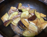 かんたん丸なすと厚揚げの豚肉炒め作り方4写真