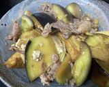 かんたん丸なすと厚揚げの豚肉炒め作り方5写真