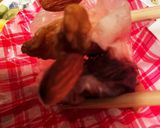 お弁当に　チョコナッツ　　ライスペーパー作り方16写真