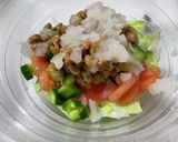 納豆ベジサラダ作り方7写真